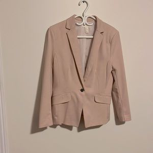 H&M blush pink blazer
